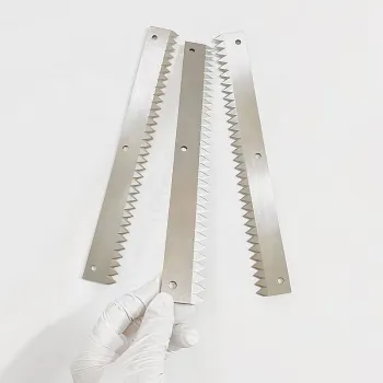 Serrated Cutting Blade for Food Packaging Machines