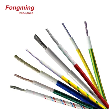 UL3071 UL3074 UL3075 Silicone Fiberglass Braided Cable