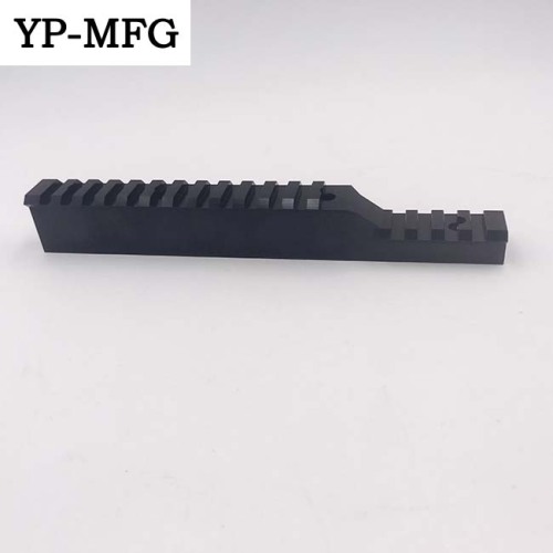 Factory black anodized cnc machining aluminum spare parts