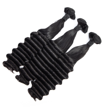 Fumi Hair Deep Curly Weave Super Double Drawn Brazilian Virgin Human Hair Extension