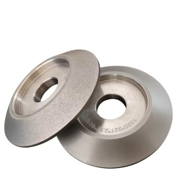 Electroplated Diamond Double Bevel Grinding Wheels for gemstone grinding For Milling Cutter Alloy Sharpner