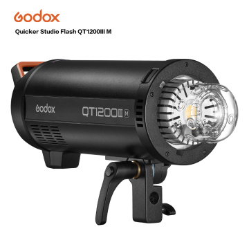 Godox QT1200III 1200W High Speed Sync Studio Flash with 40W LED Modeling Lamp and 2.4G Wireless