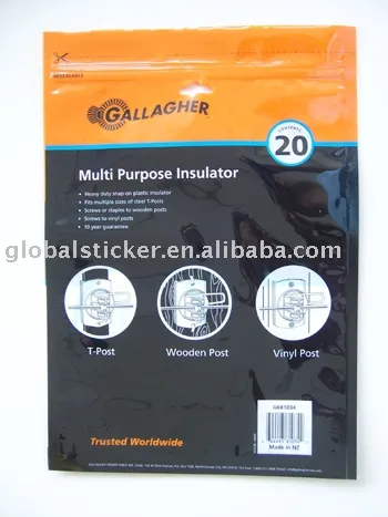 stand-up zip lock pouch