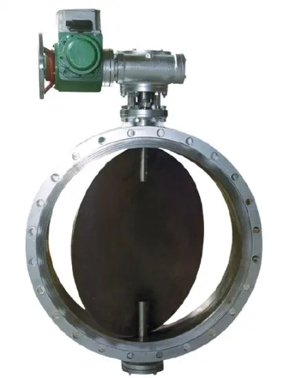 Aeration butterfly valve