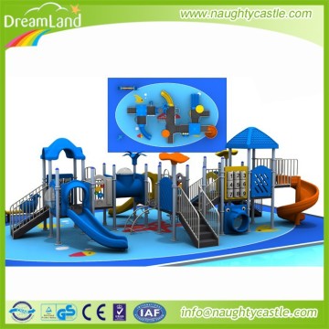 Attactive big slides outdoor industrial playground equipment