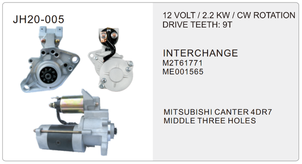 truck starter-JH20-005-X