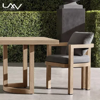 Wholesale Customized Luxury Teak Dining Sets for Outdoor Hotels and Villas