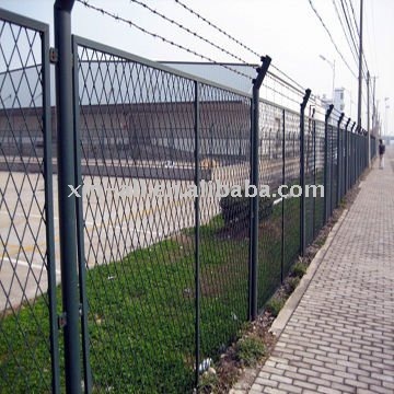 high quality PVC coated frame fence for security protection