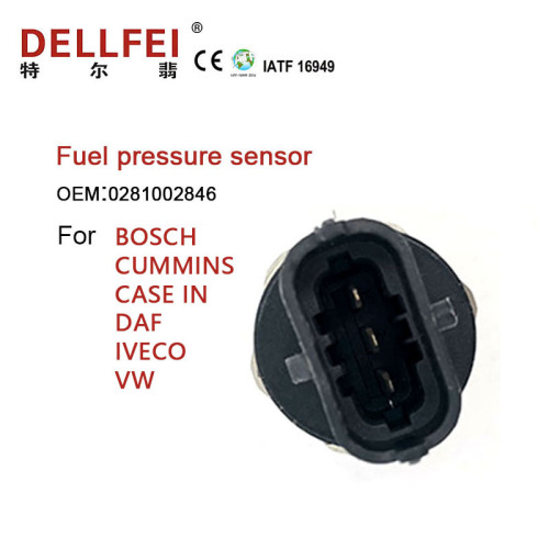 Fuel Pressure Transducer DAF Rail pressure sensor type 0281002846 For CUMMINS DAF Factory