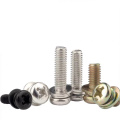 SS304 Cross Pan Head Three Combination Machine Screw