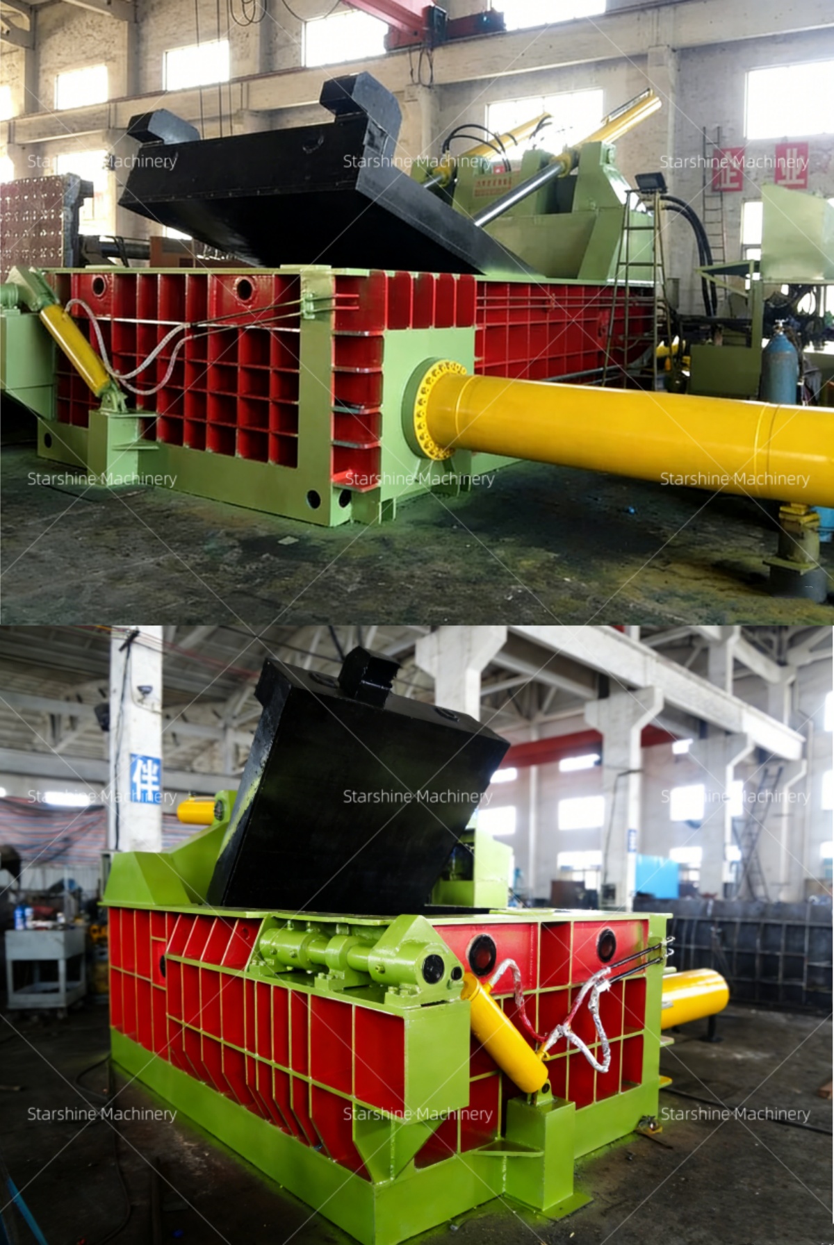 metal baler machine