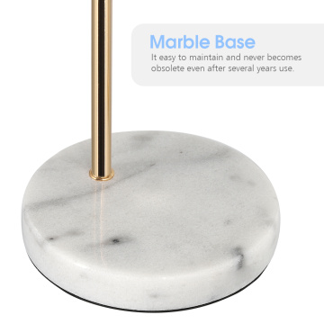 Table Lamp with White Marble Base for Bedside
