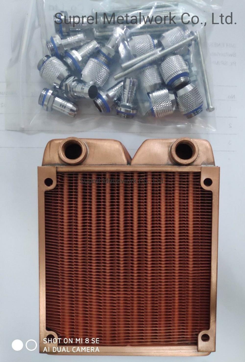 water cooler of machining red copper heatsinks