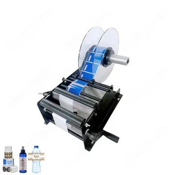 Label Applicator HYT-M30: PET Round Bottle Manual Non-Dry Sticker Labeling Machine
