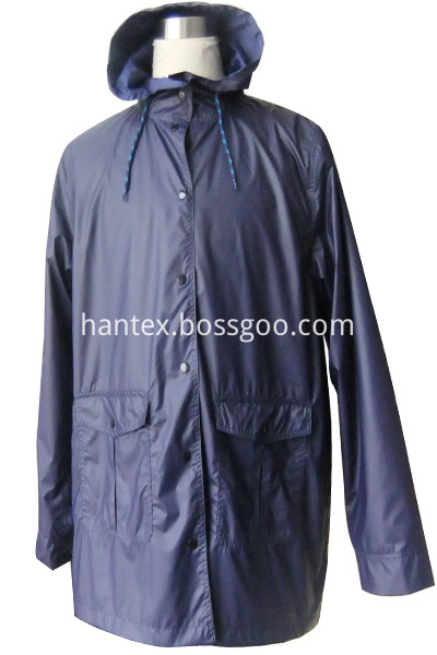 Men's PU raincoat jacket