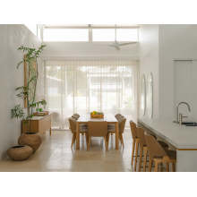 Wood Leg Dining Chair with Soft Padded Seat