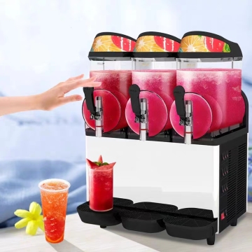 Commercial Hotsales Puppy 3 Bowls Slush Ice Machine Equipment Italian Wholesales Slush Ice Machine