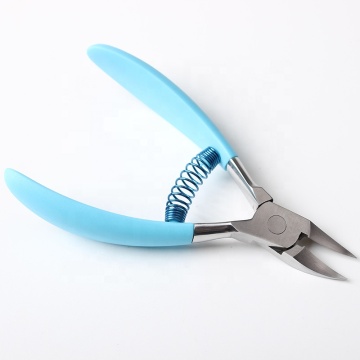 Stainless Steel Nail Nipper with Plastic Handle - Hot New Style Fingernail & Toenail Grooming Tool