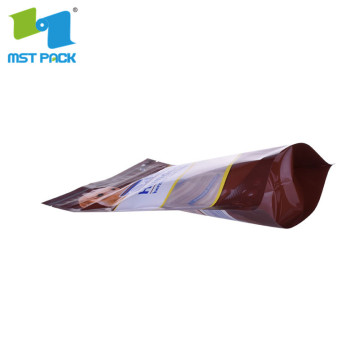 sac ziplock imprimé personnalisé sac biodégradable pour animaux de compagnie en aluminium pour animaux de compagnie
