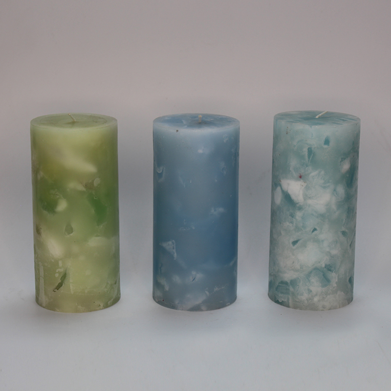 High End Marbling Wax Candles