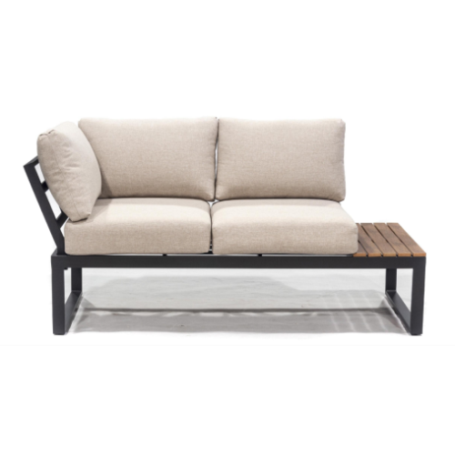 Fabric corner double chair