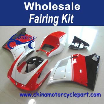 For Ducati 748 916 996 1998-2002 Red Whie Black Fairing Kit FFKDU001