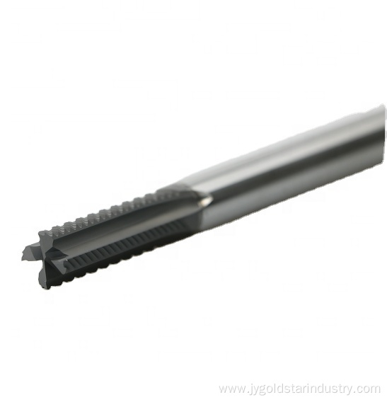 CVD diamond coated rough endmill cutting for Graphite
