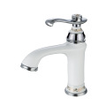 All-copper European simple countertop basin faucet