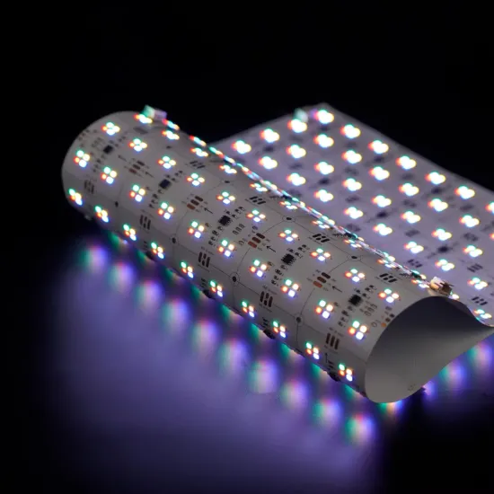 SHINESKY SPI RGB LED Panel SMD2835 WS2811 Flexible Full Color Pixel Light DC24V IP20 WHITE PCB