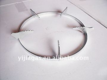 Plated pan support