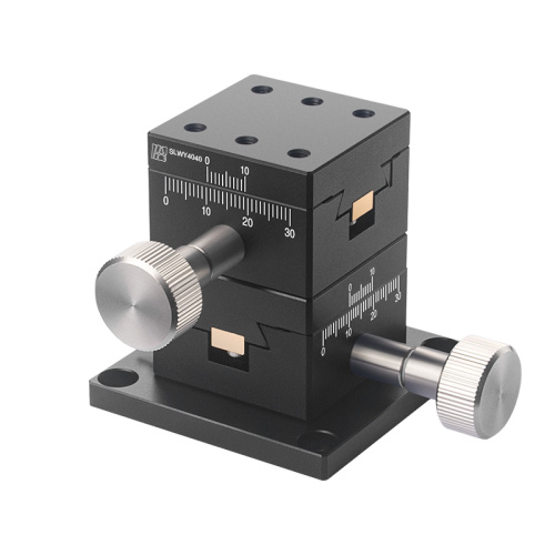 Etapa cu canelura din coadă de rândunică axa XY manuală din aliaj de aluminiu 40 mm