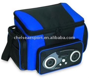 2011 hot sale radio cooler bag with radio