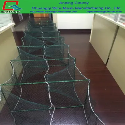 Folding Square Trap, Crayfish Trap, Crab Cage