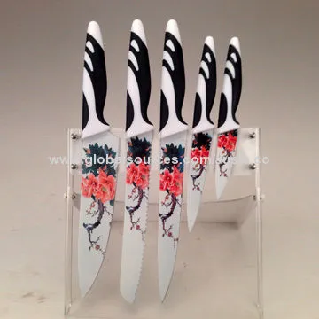 Household Non-stick Coated Knife Set, 1.8mm 8-inch Chef Knife Thickness