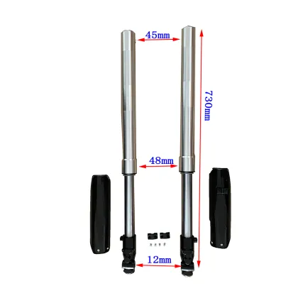 Front Fork Marzocchi 735mm 15mm Axle Black with 52mm Caliper Distance