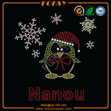 Cute Christmas Penguin tee transfer designs wholesale