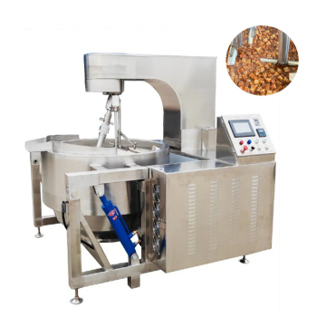 Double Jacketed Kettle: Electric/Gas Cooking Pot with Mixer for Food and Sauce
