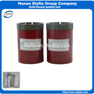 NW Impregnated hard rock Casing shoe drill bit for sale