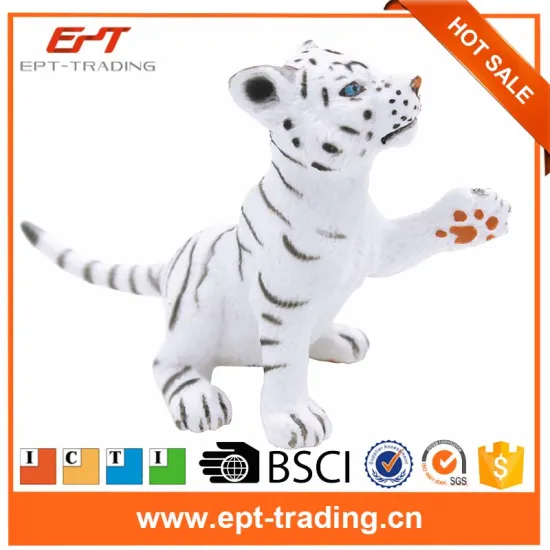 Cool 2.6inch mini animal kingdom tiger toys