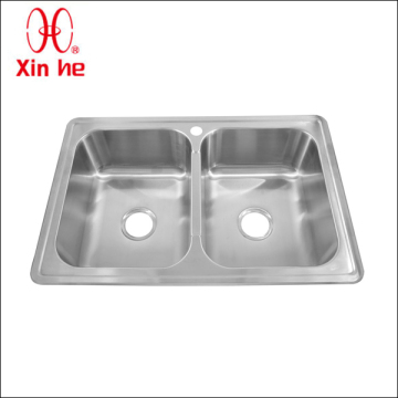 HOT SALE topmount kitchen stainless steel sink