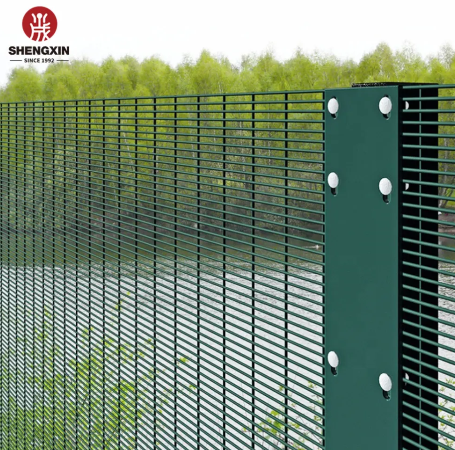 galvanized 358 type anti climb Clearview fencing