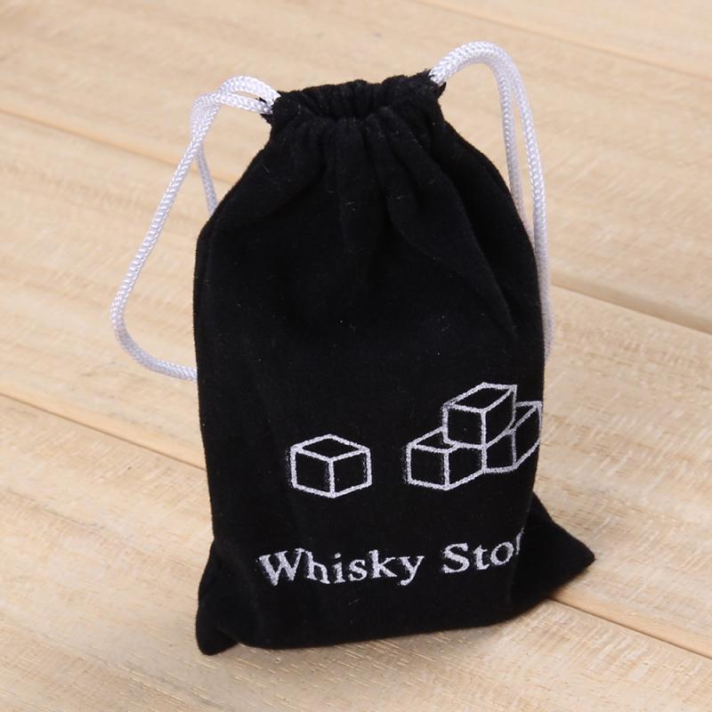 6Pcs/Bag Reusable Natural Whiskey Stones Sipping Ice Cube Whisky Stone Rock Cool Favor Bar Cooler Ice Cube Stones Hot