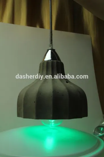 High quality concrete lamp with edison bulb