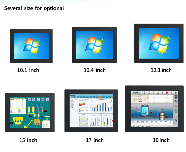 12 inches industrial lcd monitor