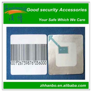 RF 40*40mm 8.2MHz anti-theft adhesive sticker for supermarket