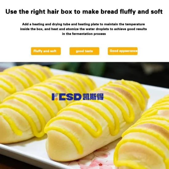 Fermentation Machine 32 Trays Hot Air Circulation Foam with Spray Doubie Door Bread Fermentation Equipment