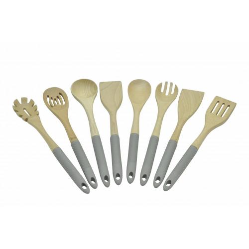 Set di utensili da cucina in legno 8 pezzi