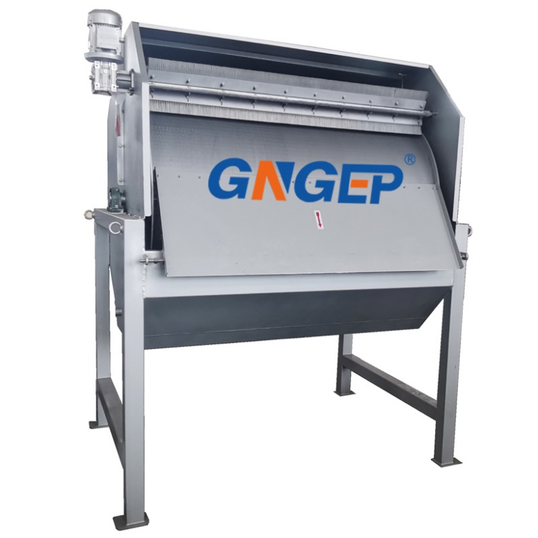 external feed drum screen