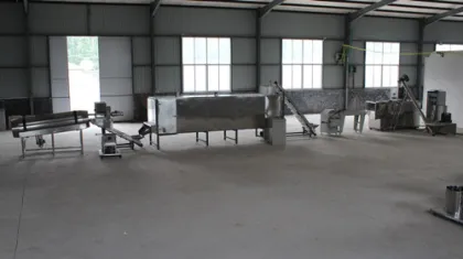 Frying pellets machine