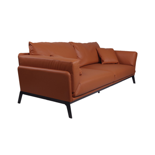 2020 sofa kulit coklat reka bentuk baru